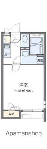 クレイノ心(1K/2階)の間取り写真