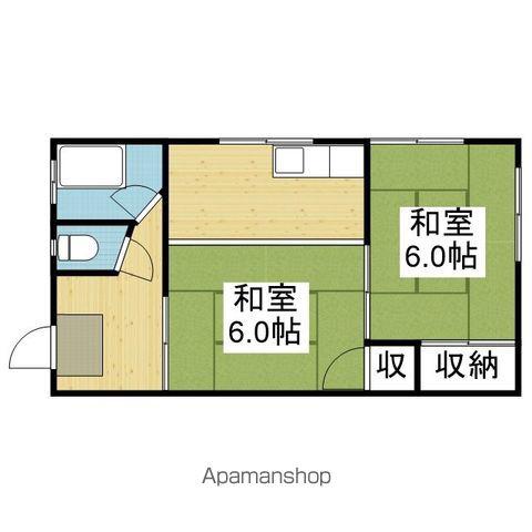 第一秀和マンション(2K/3階)の間取り写真