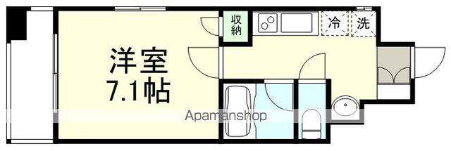 プレノ榴岡(1K/10階)の間取り写真