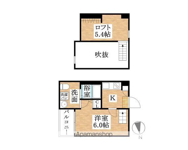 VIVACE(1K/1階)の間取り写真