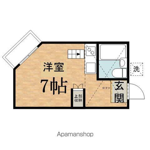 セフィール行幸(ワンルーム/2階)の間取り写真