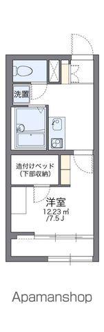 レオパレス大樹(1K/2階)の間取り写真