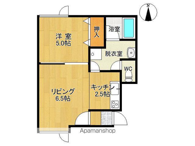 フローレンス7(1LDK/2階)の間取り写真