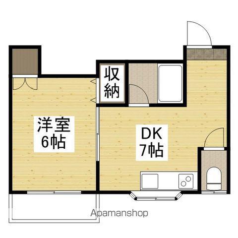 パルコ中央北(1DK/2階)の間取り写真