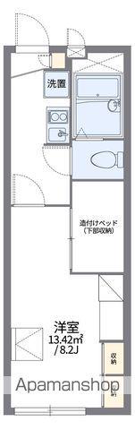 レオパレスなのはな(1K/1階)の間取り写真