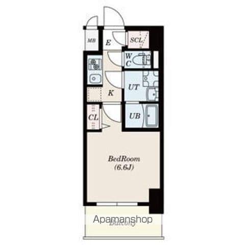 S-RESIDENCE上前津サウス(1K/11階)の間取り写真