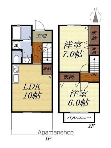 セジュールNAO(2LDK)の間取り写真
