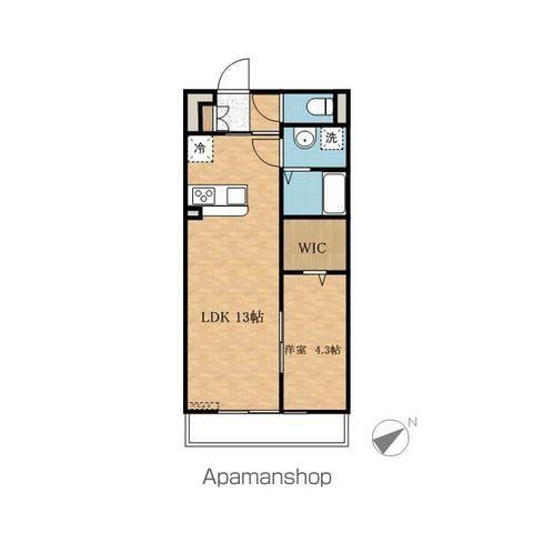 リブリ・VALENCIA(1LDK/1階)の間取り写真