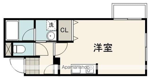 グランパレス日出町(ワンルーム/4階)の間取り写真
