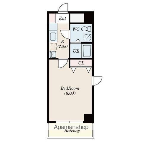 リアライズ今池(1K/7階)の間取り写真