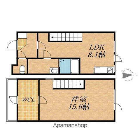スペイス(1LDK)の間取り写真
