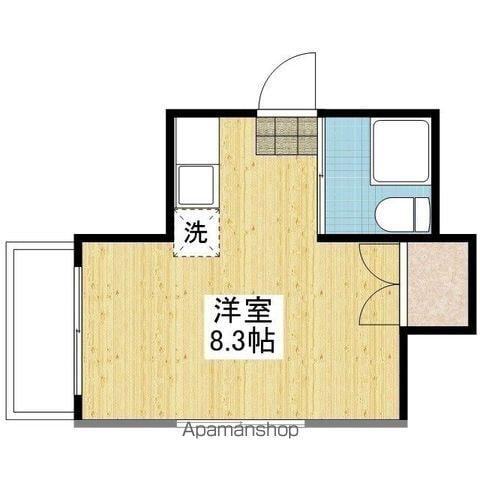 アルトヴェールⅠ(ワンルーム/5階)の間取り写真