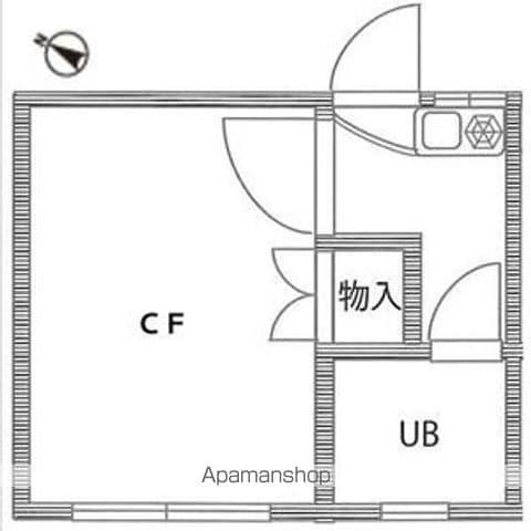 アムール笹塚(1K/1階)の間取り写真