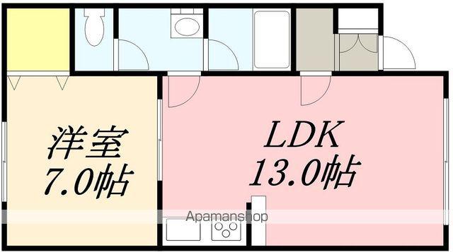 エクセレントHK(1LDK/1階)の間取り写真