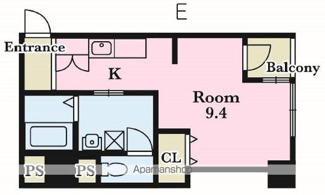 エルミナEEビルディング(ワンルーム/7階)の間取り写真