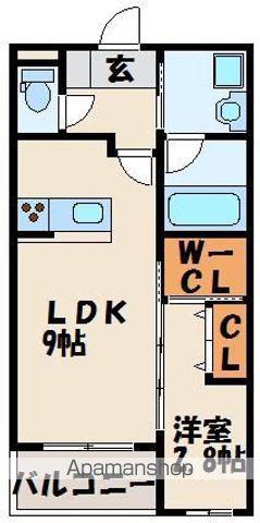 ロイヤルハウス自由ヶ丘(1LDK/3階)の間取り写真