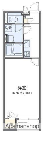 クレイノサンセーズ(1K/2階)の間取り写真