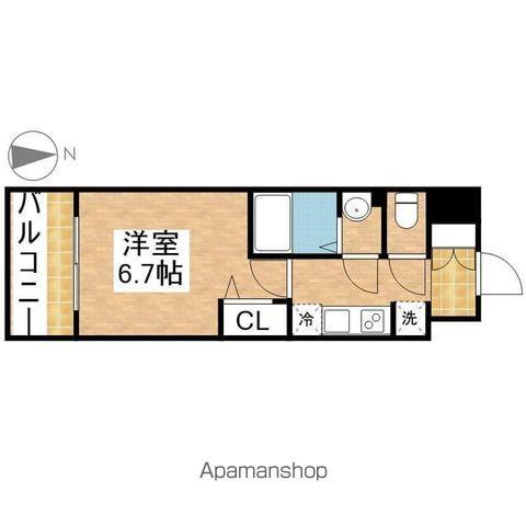 プレサンス上前津エレスタ(1K/5階)の間取り写真