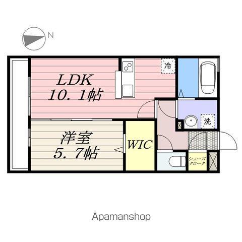 エクセルトーワⅡ(1LDK/3階)の間取り写真