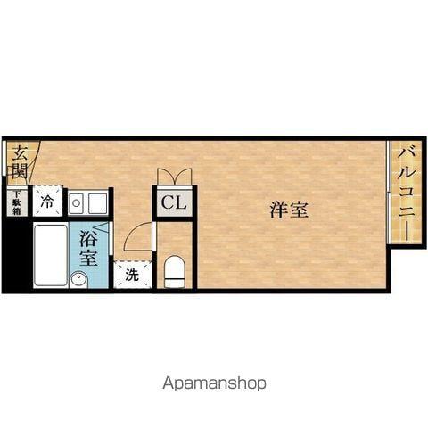 パレス磯上Ⅲ(1K/1階)の間取り写真