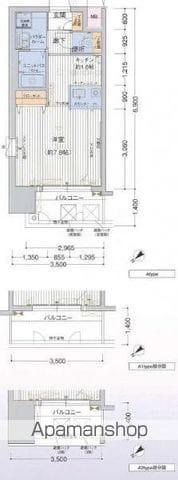 プレサンス鶴舞駅前ブリリアント(ワンルーム/3階)の間取り写真