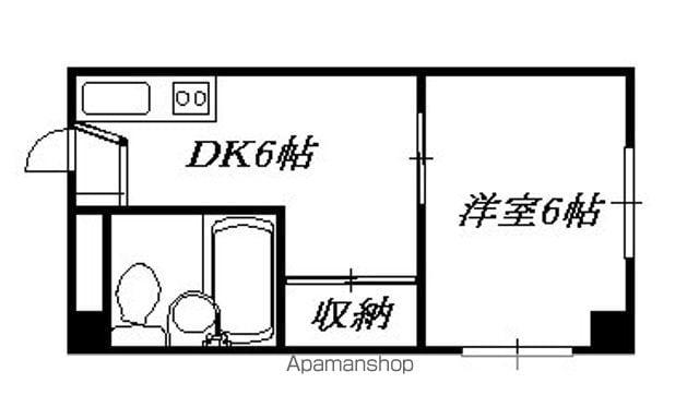 マイシティハイム(1DK/3階)の間取り写真