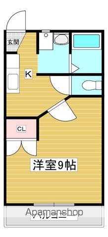 ZEROPLACE(1K/1階)の間取り写真
