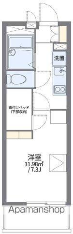 レオパレスアナトリア(1K/2階)の間取り写真