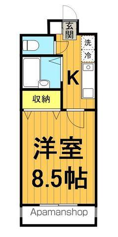 LILY-BEさくら(1K/5階)の間取り写真