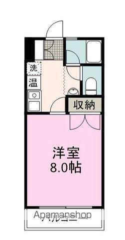 ハイムタミヤ曲金(1K/3階)の間取り写真