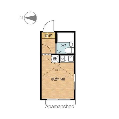 ライフピアドゥリーム(ワンルーム/2階)の間取り写真