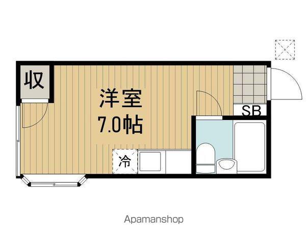 トキワコーポ(ワンルーム/2階)の間取り写真