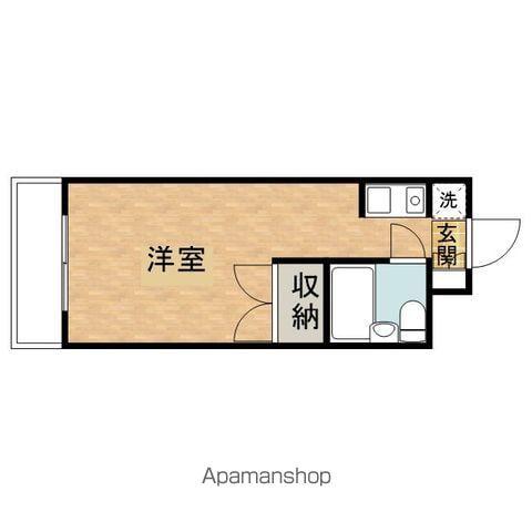 ビアメゾン高幡不動(ワンルーム/1階)の間取り写真