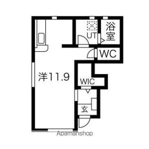 K.PILINA (1K/1階)の間取り写真