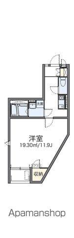 レオネクスト太田川(1K/2階)の間取り写真