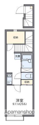 レオネクスト新宿台(1K/2階)の間取り写真