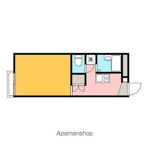 レオパレスパストラル(1K/2階)の間取り写真