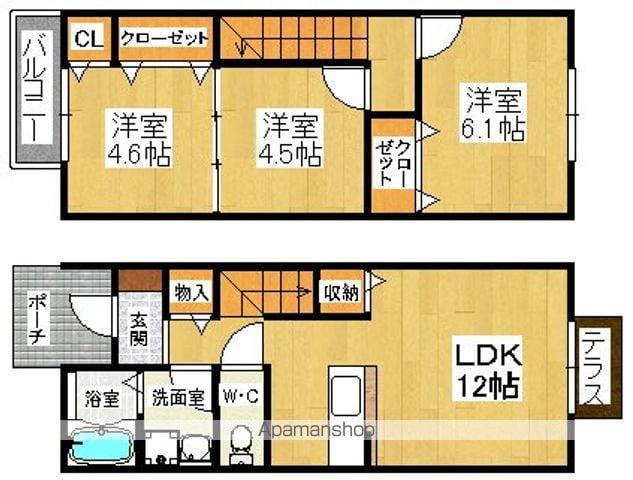 スターハウス(3LDK)の間取り写真