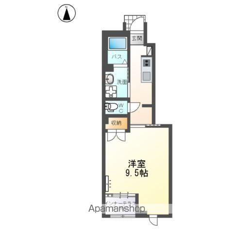 高宮北アパート工事(1K/1階)の間取り写真