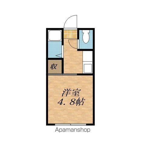 スクエア松島(1K/1階)の間取り写真