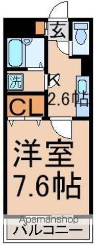 プルミエ(1K/3階)の間取り写真