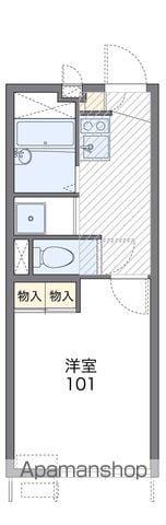 レオパレスTAKA(1K/2階)の間取り写真