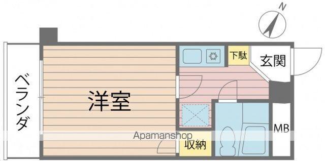 グレース牛浜(1K/2階)の間取り写真