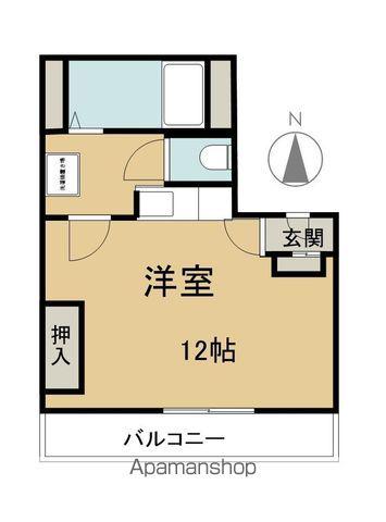 アシスト長野マンション(ワンルーム/2階)の間取り写真