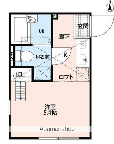リコルド西横浜(ワンルーム/1階)の間取り写真