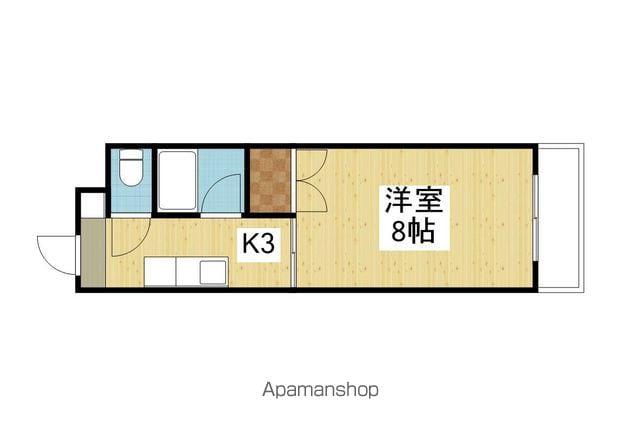 ライブタウン鉄砲町(1DK/10階)の間取り写真
