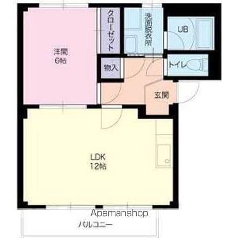 サープラス小池A(1LDK/2階)の間取り写真