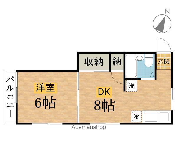 エストT&K(1DK/2階)の間取り写真