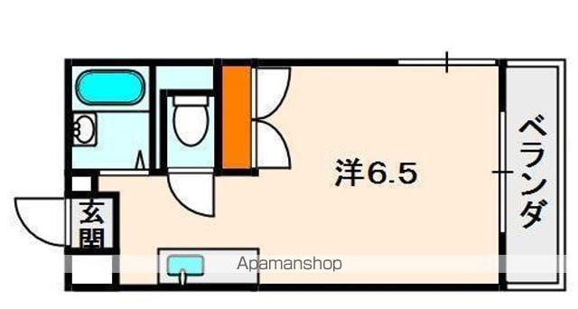 BIRDS HILL(1K/1階)の間取り写真