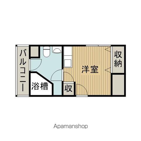コンフォートマンション(ワンルーム/2階)の間取り写真